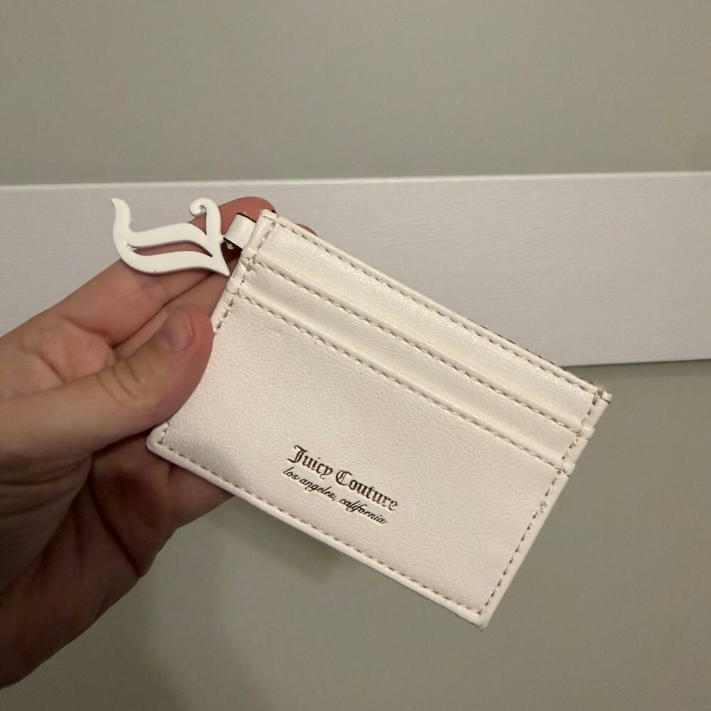 Juicy Couture White Card Holder